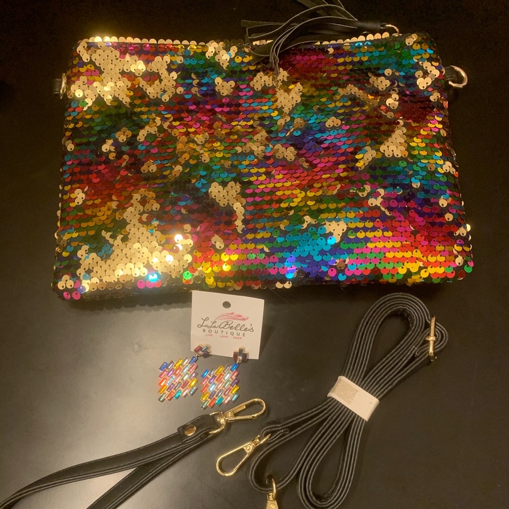 Sequined Hand bag